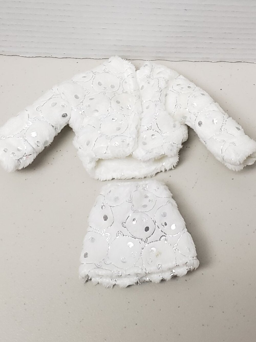Barbie Doll Cutie Reveal Polar Bear Jacket & Skirt